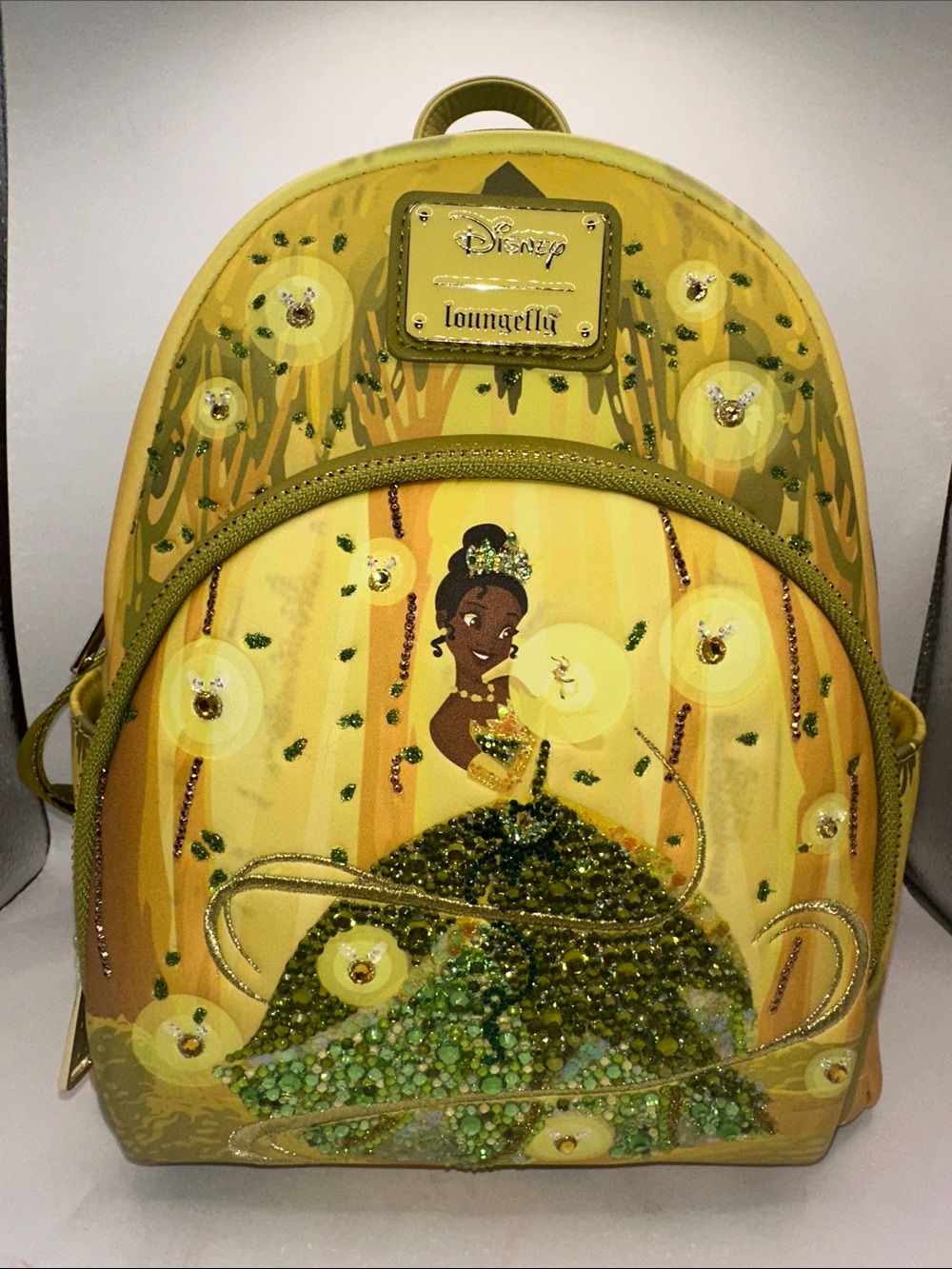 Loungefly Yellow & Green Princess Mini Backpack